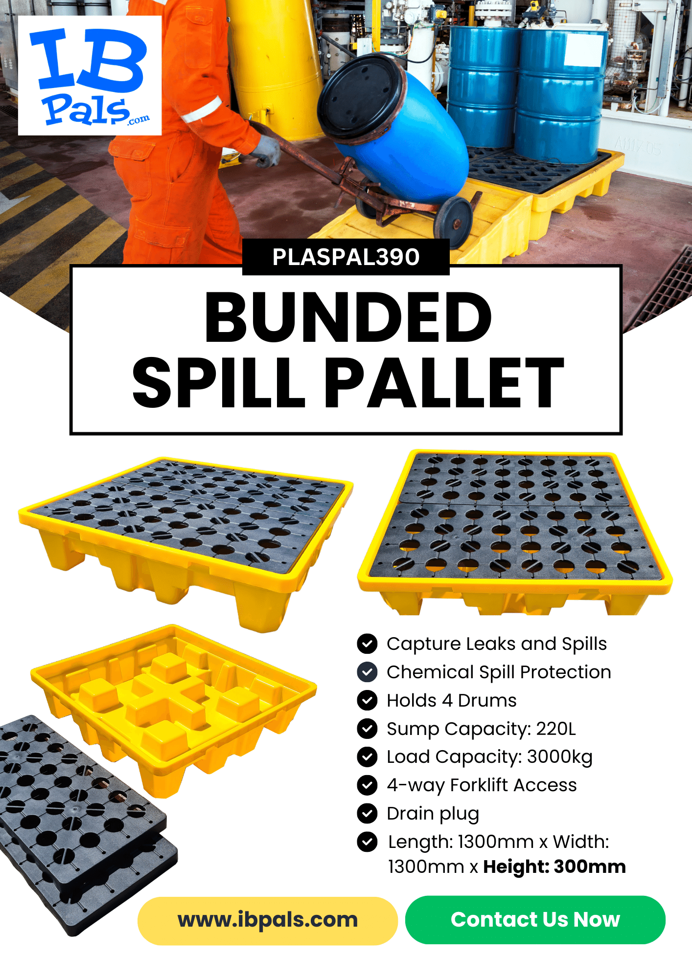 Introduction to Spill Control Pallets