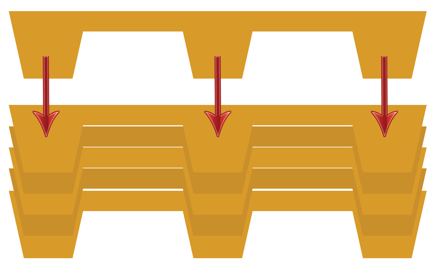 Euro Pallet: Strong, Hygienic, and Fumigation-Free Solution for Export, Domestic Use, and Storage (PLASPAL20)