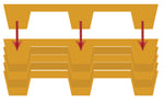 Euro Pallet: Strong, Hygienic, and Fumigation-Free Solution for Export, Domestic Use, and Storage (PLASPAL20)
